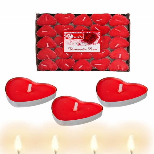 9.Adet Kalpli Tealight Mum Resim 1